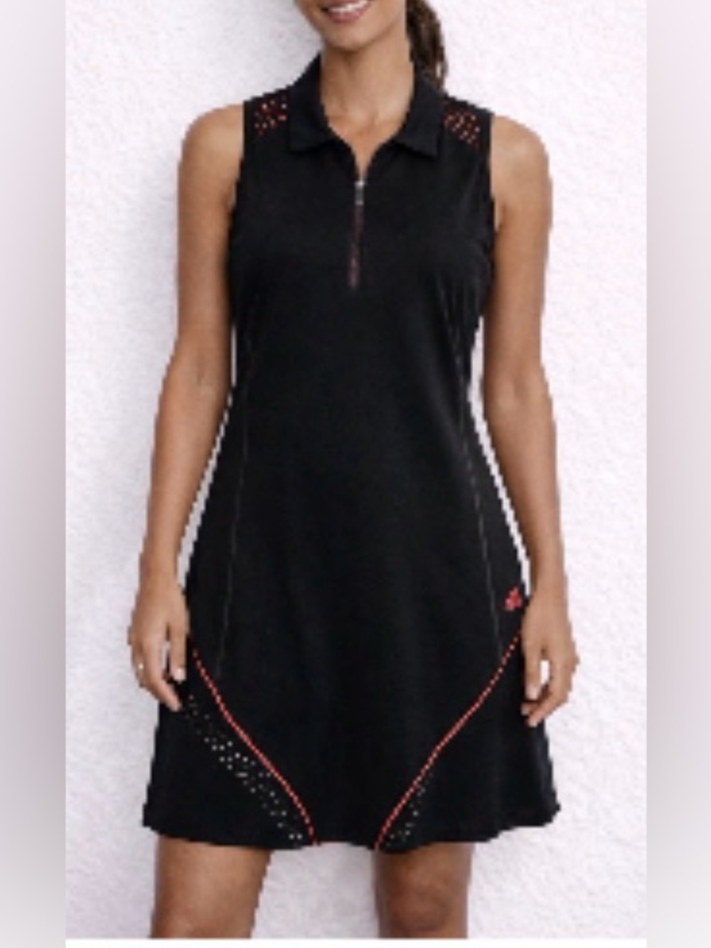 Adidas Women’s Performance Perfect Golf Dress Black/Pink Size Small